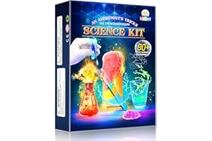 YOUHODA Science Kits for Kids Age 4-12, Stem Toys with 90 Science Experiments, Steam Project Learning Educational Toys Gifts for Christmas & Birthday, Chemistry Activity Set for 4+ Years Old Boys Girls