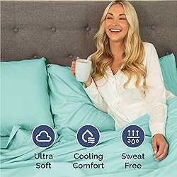 Cal King Size 4 Piece Sheet Set - Comfy Breathable