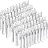 Fandamei 60PCS 5ml Mini Spray Bottle, Mini Clear Plastic Spray Bottle Empty, Fine Mist Refillable Mini Perfume Bottle, Perfum
