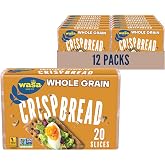 Wasa Wholegrain Crispbread Crackers, Good Source of Fiber, 9.2 oz (12PK)