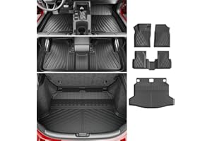 powoq Floor Mat Compatible with 2022-2026 Honda Civic Hatchback Cargo Mat TPE Floor Liner Trunk Cargo Liner Replacement for 2022 2023 2024 2025 2026 Honda Civic Accessories