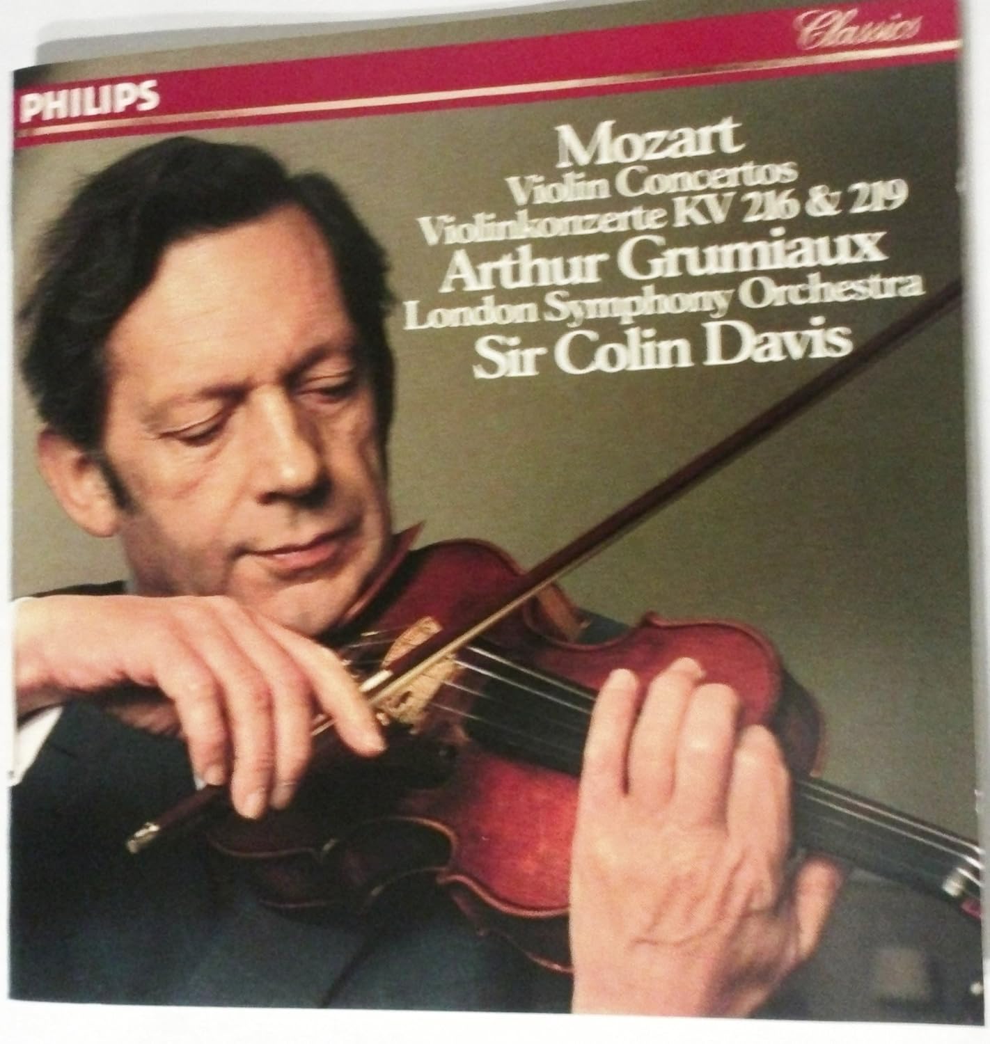 Violin Concerti 3 & 5 Mozart, Grumiaux, Davis, Lso
