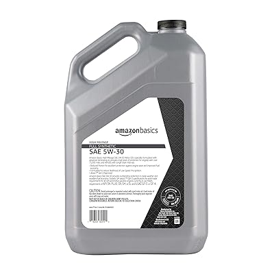 Buy Amazon Basics High Mileage Motor Oil Full Synthetic Sn Plus Dexos1 Gen2 5w 30 5 Quart Online In Italy B07c5ff9ng