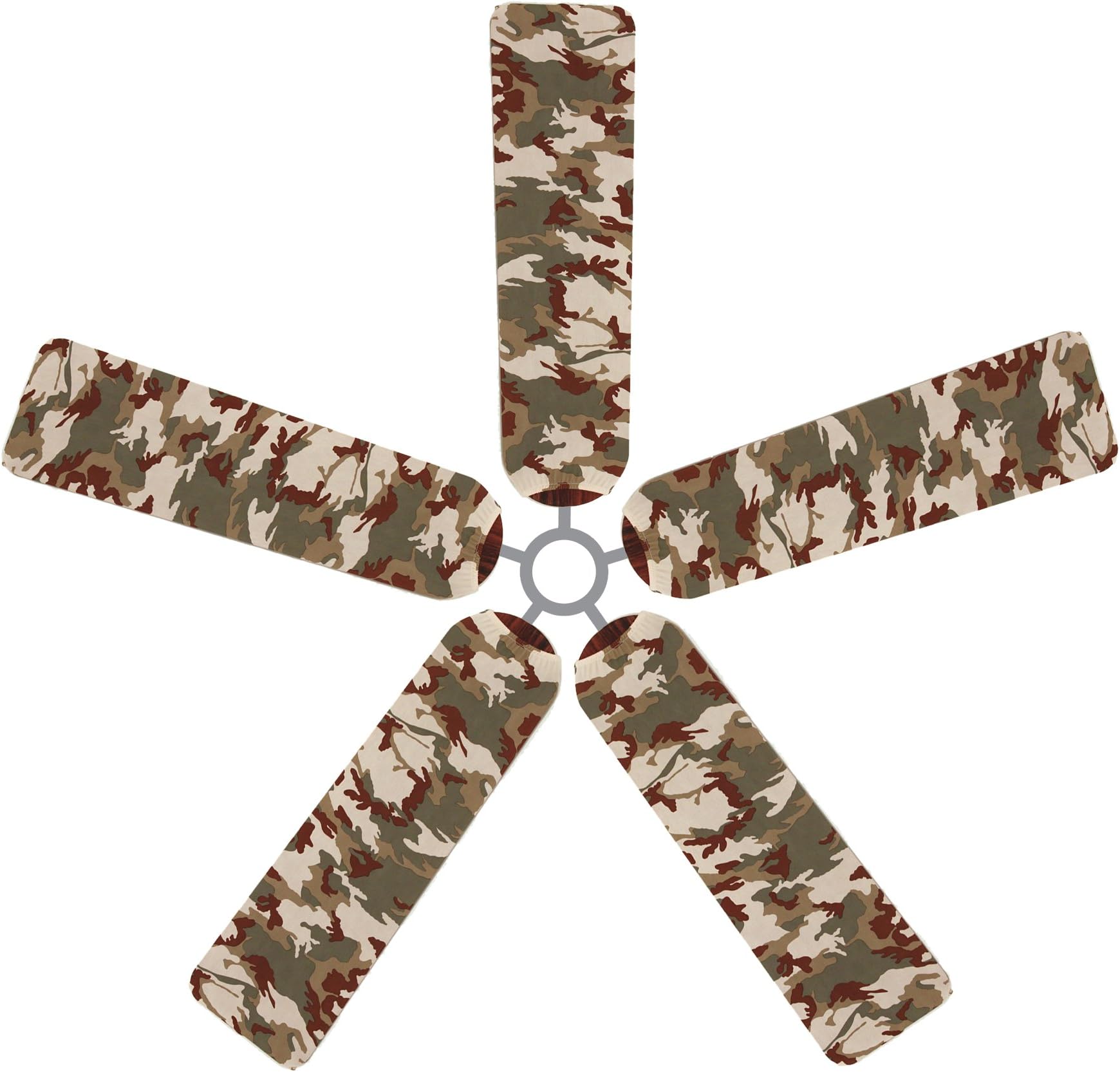 Camouflage Ceiling Fan Blade Covers