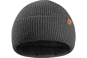 DANISH ENDURANCE Kids Beanie for Winter, Children's Merino Wool Fleece Lined Hat