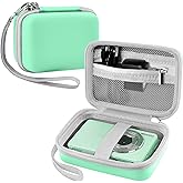 Leayjeen Digital Camera Case Compatible with CAMKORY/KODAK PIXPRO FZ45/FZ55/Canon PowerShot ELPH 180/ Sony DSCW800/ FHD 1080P 44MP Point Digital Camera,Compact Digital Camera-Green(Case Only)