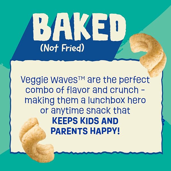 EARTH’S BEST VEGGIE WAVES RANCH MULTIPACK, 2.25 OZ (PACK OF 5)
