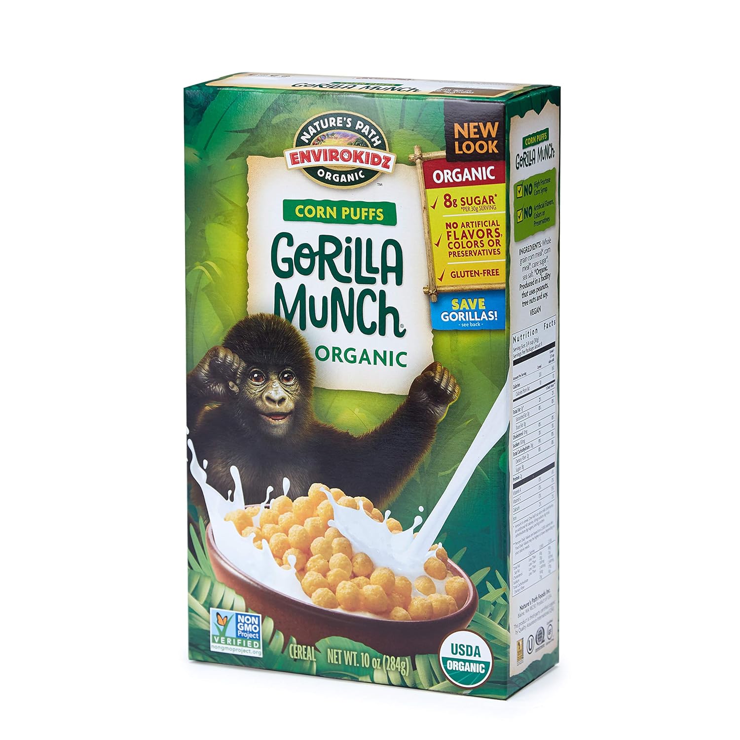 Natures Path Gorilla Munch Gluten Free Organic Childrens Breakfast