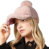 CHOK.LIDS Everyday Winter Fur Baseball Cap for Women Men Fleece Dad Hat Unisex Adjustable Lightweight Polo Style Curved Brim