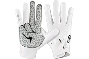 Grip Boost Football Gloves - Peace Stealth 6.0 Boost Plus Sticky Technology - Adult and Youth Football Gloves for Wide Receiver - Men's and Boys Sizes