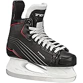 Tour Hockey TR-750 Senior Ice Hockey Skates, Black, Size 07 | Hockey skates with supportive boots, comfortable padding and durable blades for rink play and recreational skating.