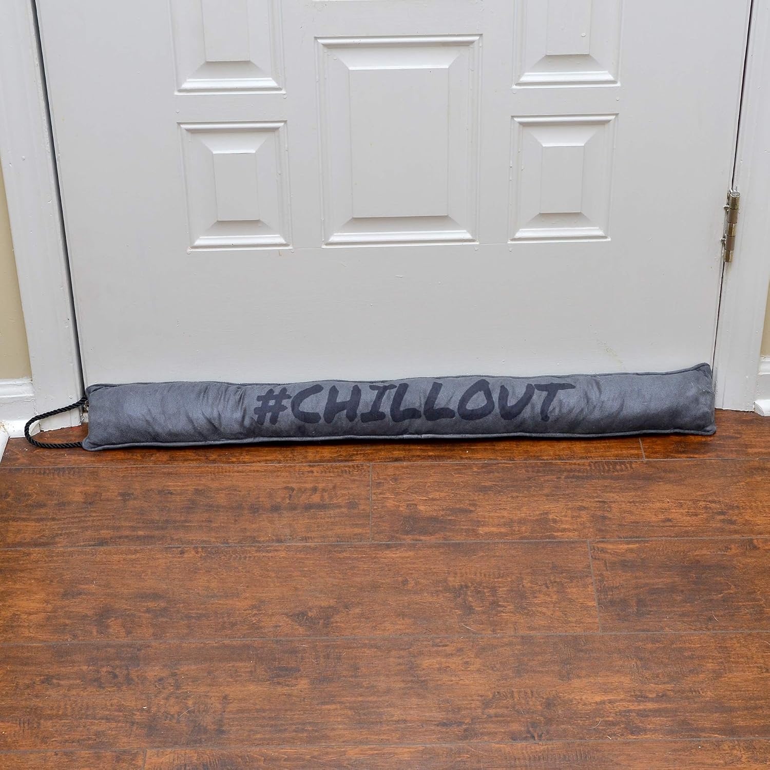 Draft Stoppers - Roe & Moe #Chillout Draft Stopper, Door Bottom Hot/Cold Air Blocker Noise Reducer Insulation Sound Proof Weather Strip Seal Saves Energy, Heavy Duty 36in x 4in