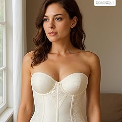 Dominique Women’s Lace Longline Corset Bustier