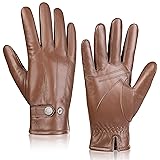 MAGILINK Genuine Sheepskin Leather Gloves for