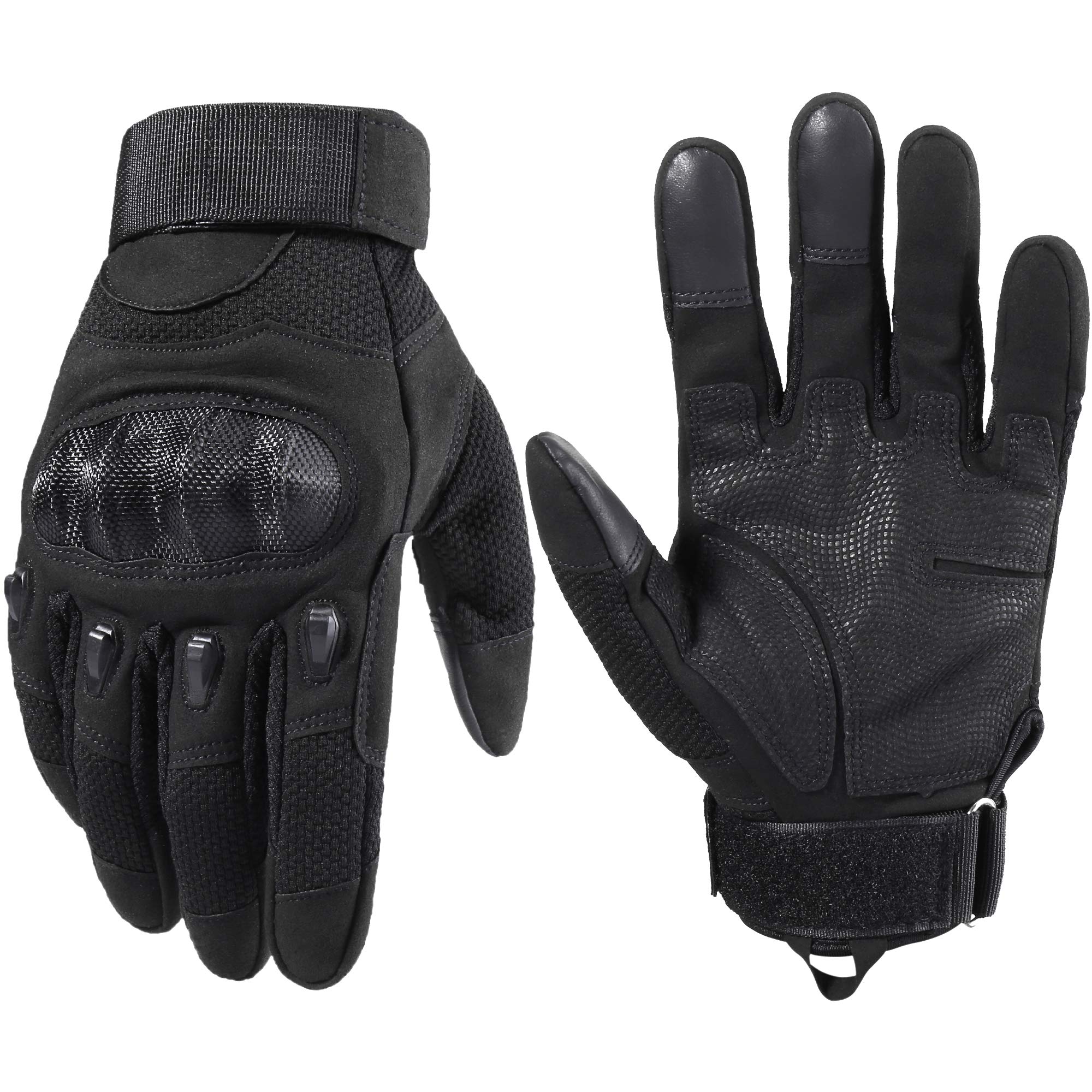 WTACTFUL Touch Screen Motorcycle Full Finger Gloves for Cycling Motorbike ATV Hunting Hiking Riding Climbing Operating Work Sports Gloves