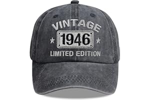Vintage 2006 1996 1986 1976 1966 1956 1946 1936 1926 Limited Edition Embroidered Adjustable Baseball Cap for Men Women