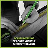 Tracer 4H Hard Lead Carpenters Pencils 12 Pack with Sharpener view 6