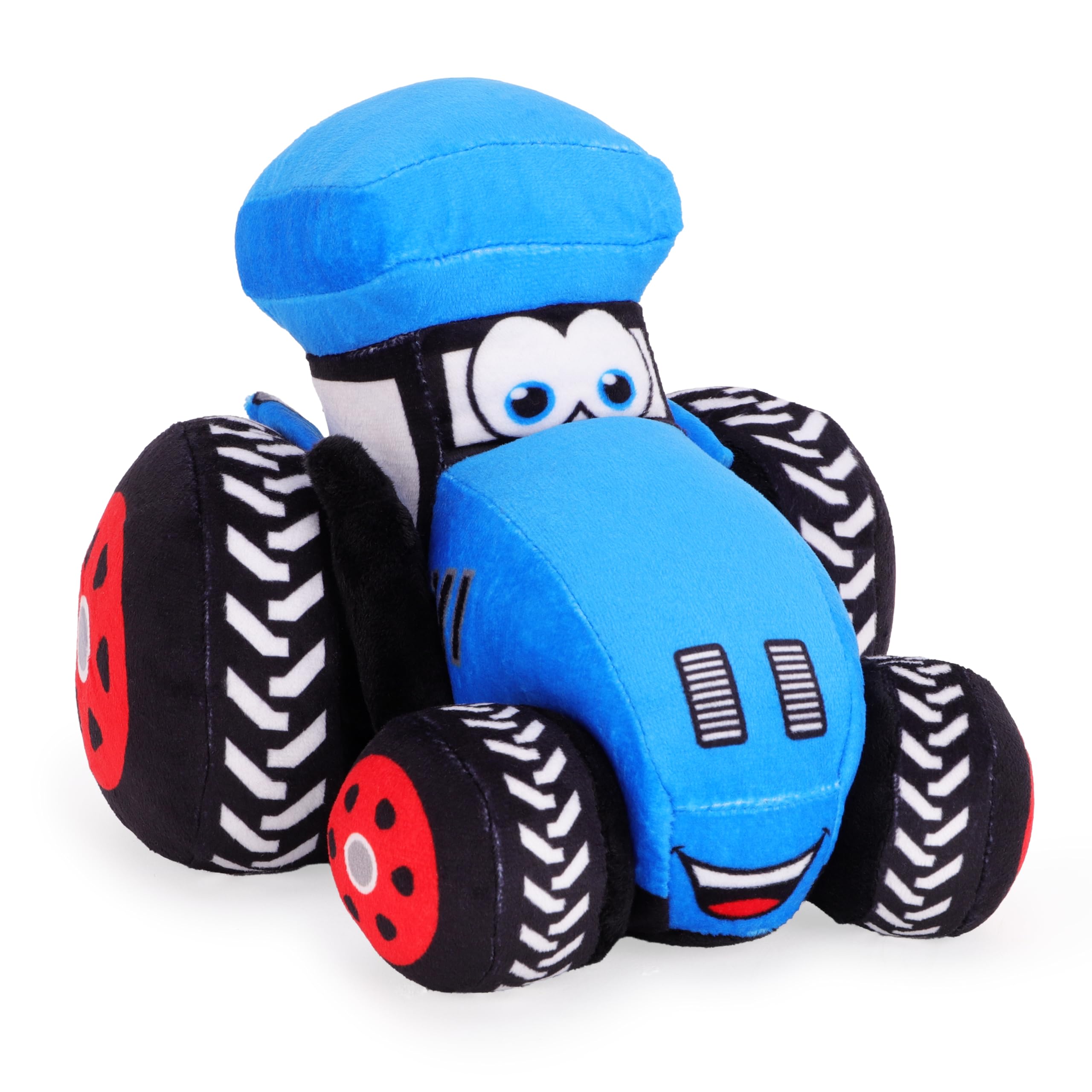 Toyland® 21cm (8") Blue Plush Farm Tractor - Soft & Cuddly Farm Vehicle Stuffed Toy - Colourful Tractor Teddy - Suitable From Birth
