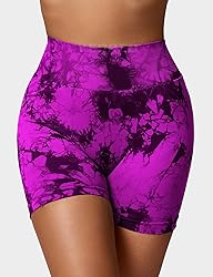YEOREO Workout Scrunch Shorts Women V Back Gym Butt
