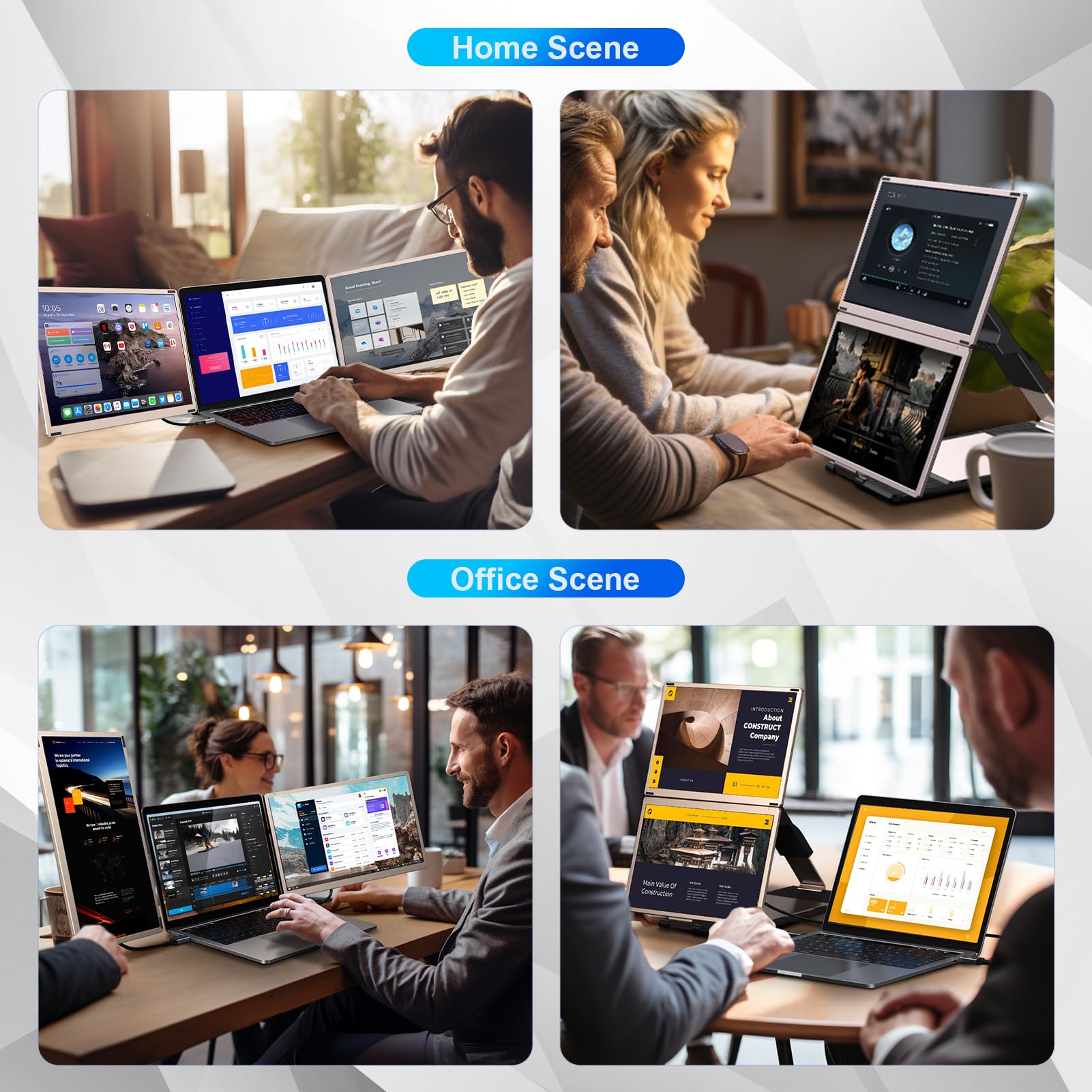 Enzion Laptop Screen Extender,Upgraded 15.6