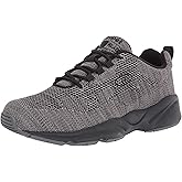 Propet Mens Stability Fly Lace Up Walking Sneakers Shoes Casual - Black