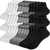 Bemeol Boys Socks 18 Pairs Kids Socks for Boys Ankle Athletic Running Low Cut Sock With Tab
