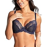 Panache Ana Side Support Plunge Bra 28G, Midnight Sequin