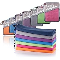 SYOURSELF Microfiber Towel,Quick Dry Towel,Super Absorbent Camping Towel,Ultra Soft Compact Lightweight Travel Towel for Beac