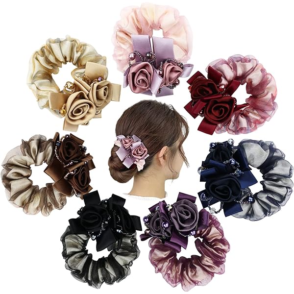 Lovef Haarbänder Set: 4 Stück Mit Perlen, Strass & Blumen – Koreanischer Style Für Festliche Frisuren