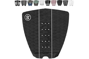 SYMPL Surfboard Traction Pad • 3 Piece Deck Pad for Surfing, Skimboarding • Maximum Grip • 3M Adhesive • Fits Surfboards, Skimboard, Longboard, Fish