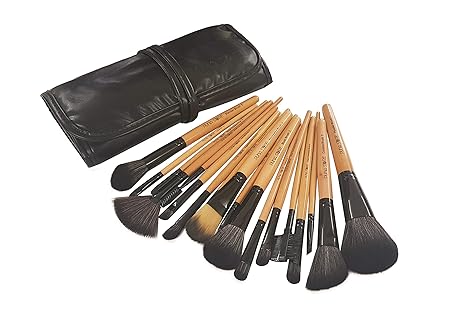 Puna Store 18 Piece Makeup brush Set (Bamboo)