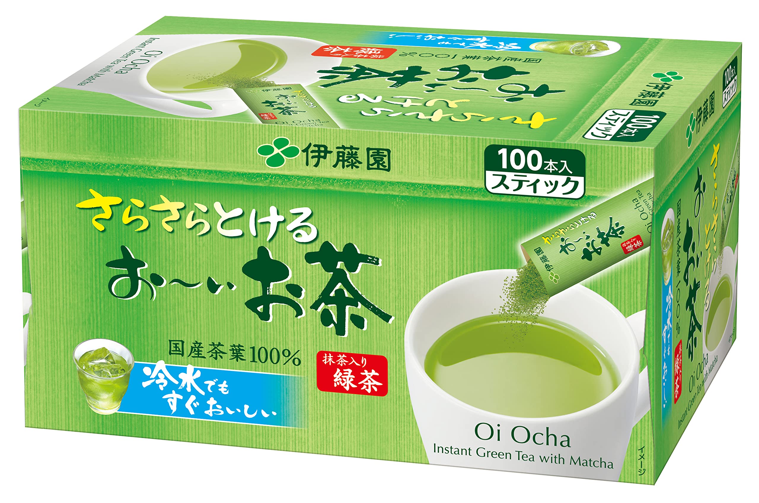 ITOEN さらさらとける お～いお茶 抹茶入り緑茶 100本入 伊藤園の商品画像