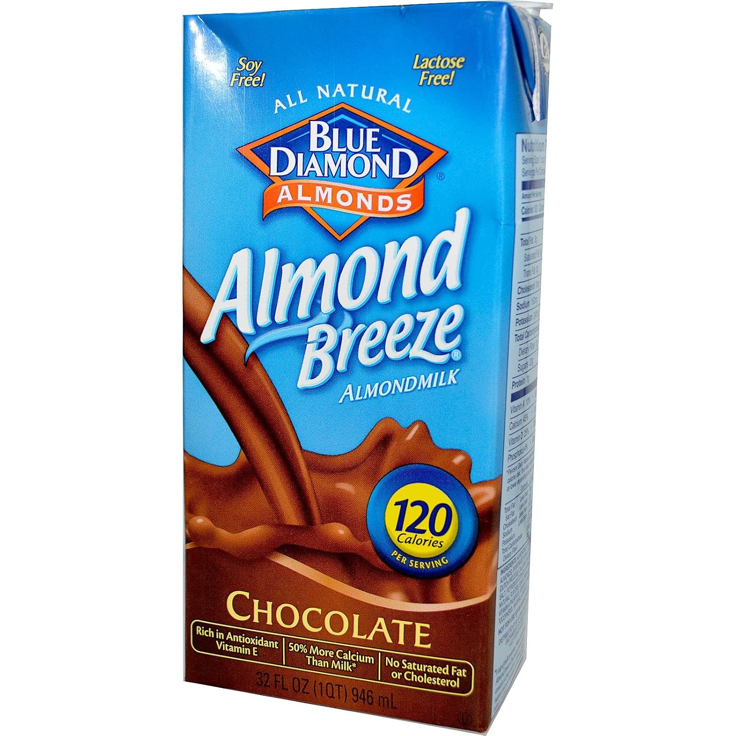 Blue Diamond Almond Milk - Chocolate (1 X 32 Oz) (811144020492)