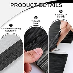 Frienda 4 Set Door Brush Bottom Sweep Brush Weather