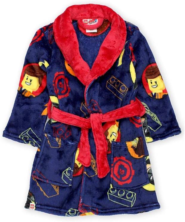 Lego Movie 2 The Second Part Boys Fleece Bathrobe Robe