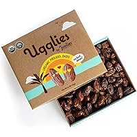 Joolies Organic Whole Medjool Dates | "Ugglies" 4.4 Pound Bulk Box | Fresh California Grown Fruit | Vegan, Gluten-Free, Paleo