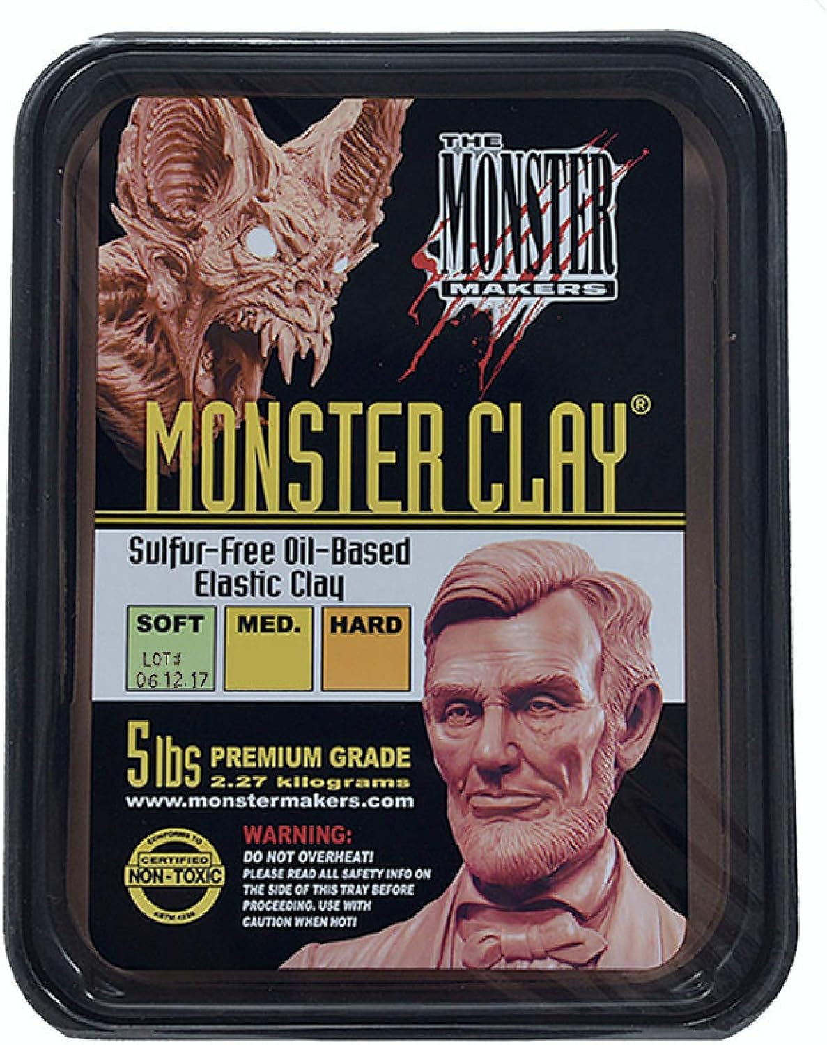 monster clay premium grade modeling clay