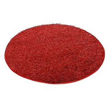 Mobel Wohnen Teppiche Teppichboden Shaggy Teppich Rund 100cm