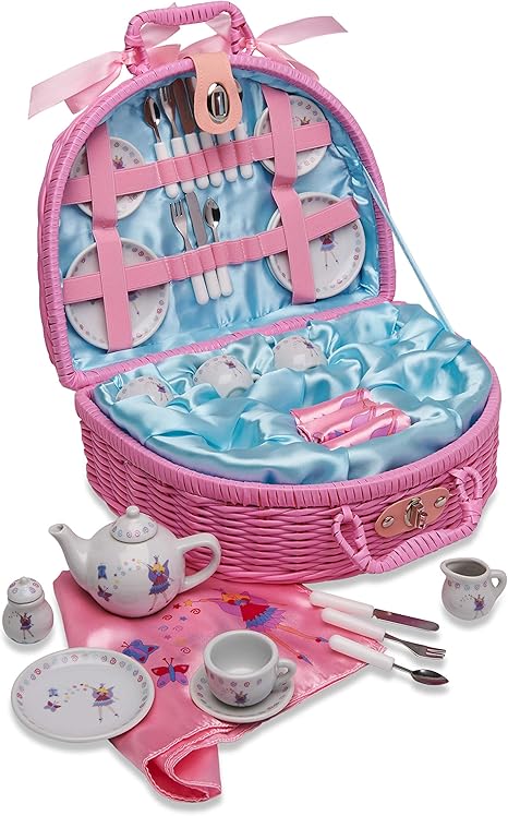 picnic basket tea set