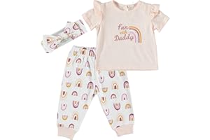 Chick Pea Baby Girl Clothes Newborn Jogger Layette Set