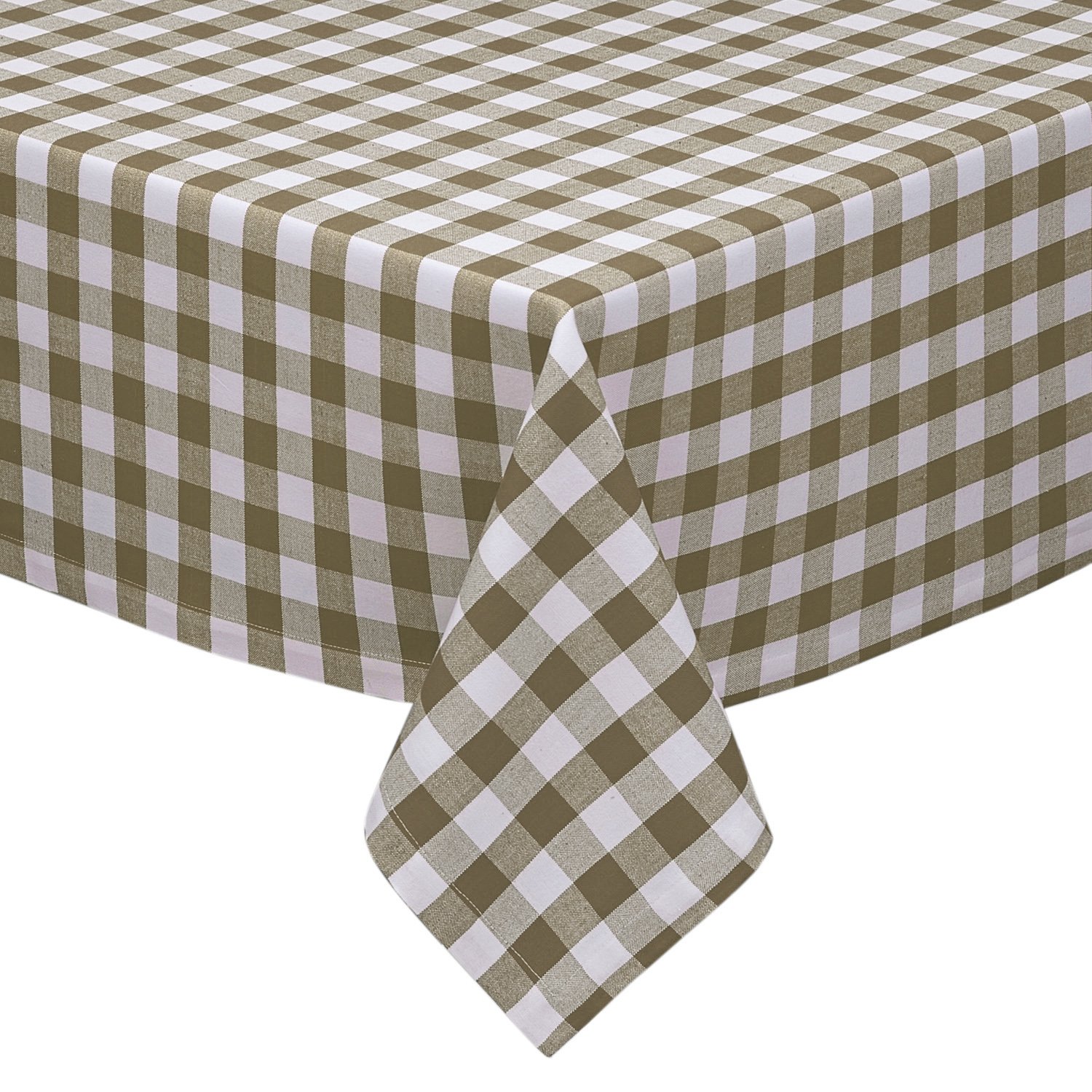 Best 58 x 72 brown table cloth