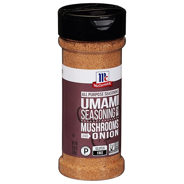 MCCORMICK UMAMI SEASONING WITH MUSHROOMS AND ONION, 4.59 OZ