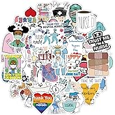 50Pcs Nurse Stickers Pack Cute Nursing Stickers for Water Bottle Laptop Work Diary Funny Vinyl Waterproof Decals for Hospital Nurse Accessories for Work