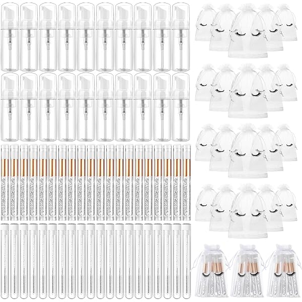 Rohuis 50 Stück Wimpern-Beutel Mit Kordelzug – 12,7 X 17,8 Cm, Wasserdichtes EVA, Für Proben & Make-up