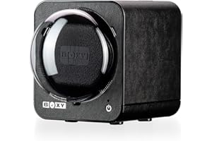 ABEST BOXY Watch Winder for Automatic Watch with Vertical Rotor Stop (with AC Adapter)