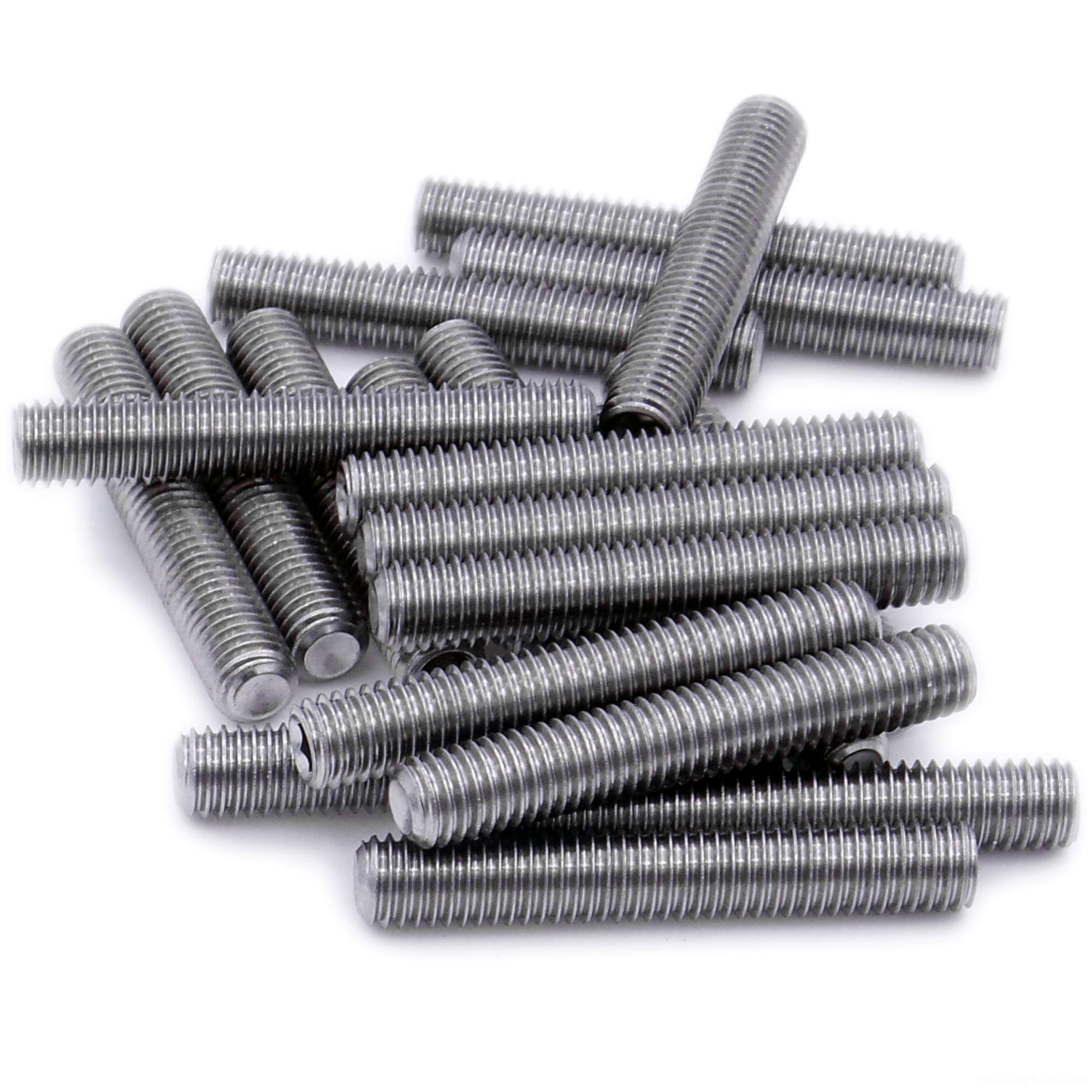 M3 (3mm x 20mm) Hex Socket Grub Screw (Cup Point) - Stainless Steel (A2) (Pack of 20)