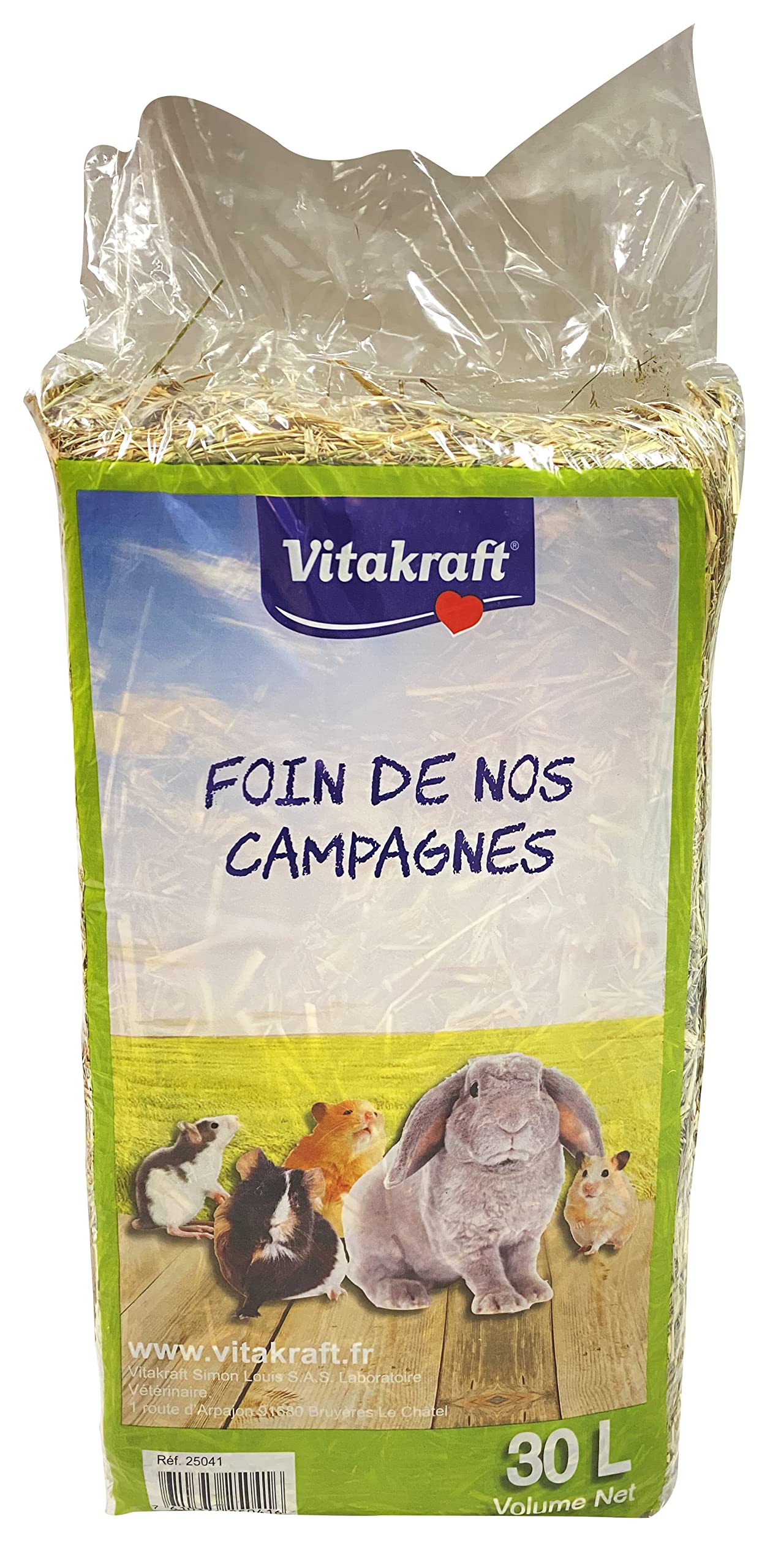 Vitakraft - 25041 - Grazing Hay - 30 L