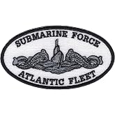 Submarine Force Atlantic Fleet Collectible Novelty Patch