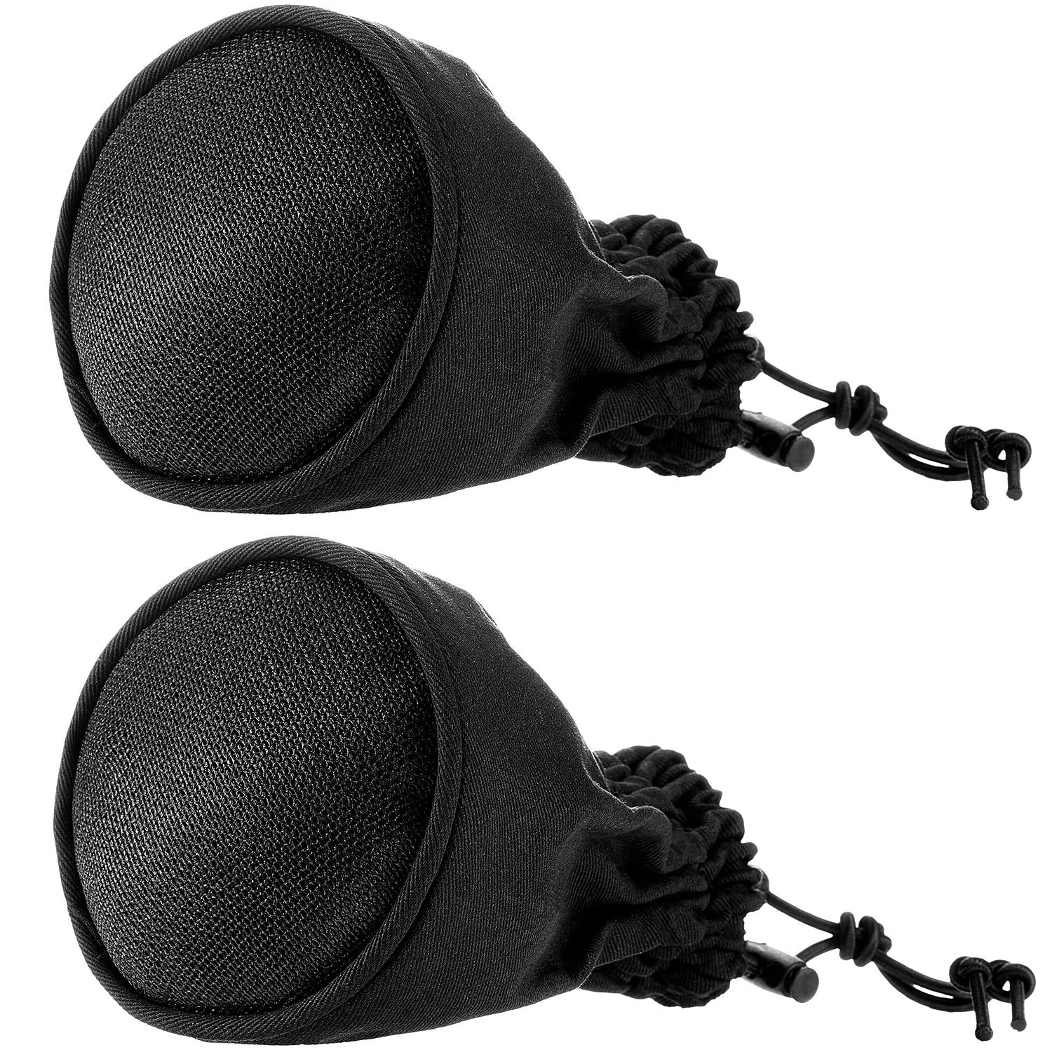 2 Pieces Mesh Hair Dryer Diffuser Universal Hair Dryer Sock Diffuser Hairdressing Foldable Canvas Travel Wind Blower Attachment Cover for All Blow Dryers Tool