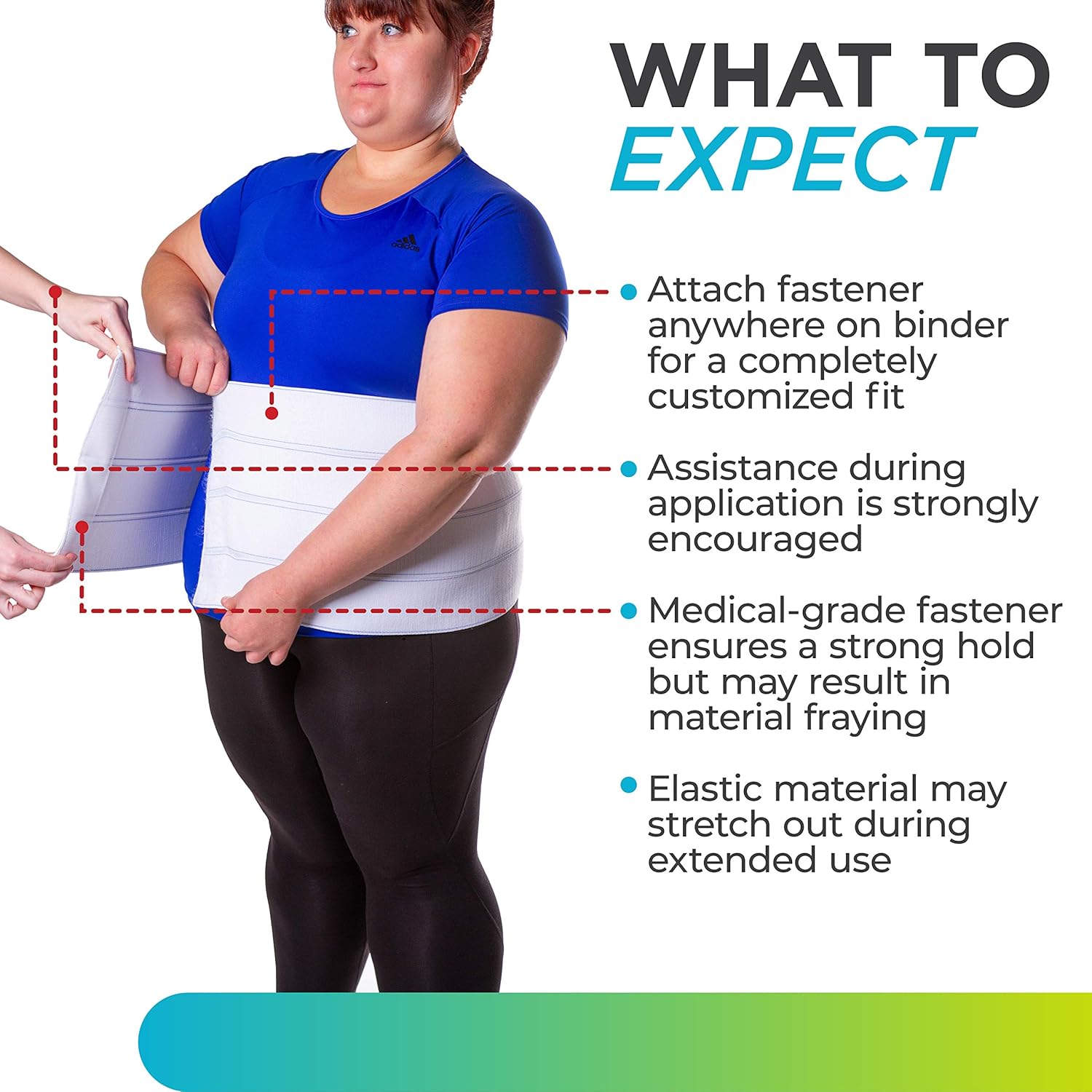 BraceAbility 2XL Plus Size Bariatric Abdominal Stomach Binder | Obesity Girdle Belt for Big Men & Women with a Large Belly, Post Surgery Tummy & Waist Compression Wrap: Health & Personal Care